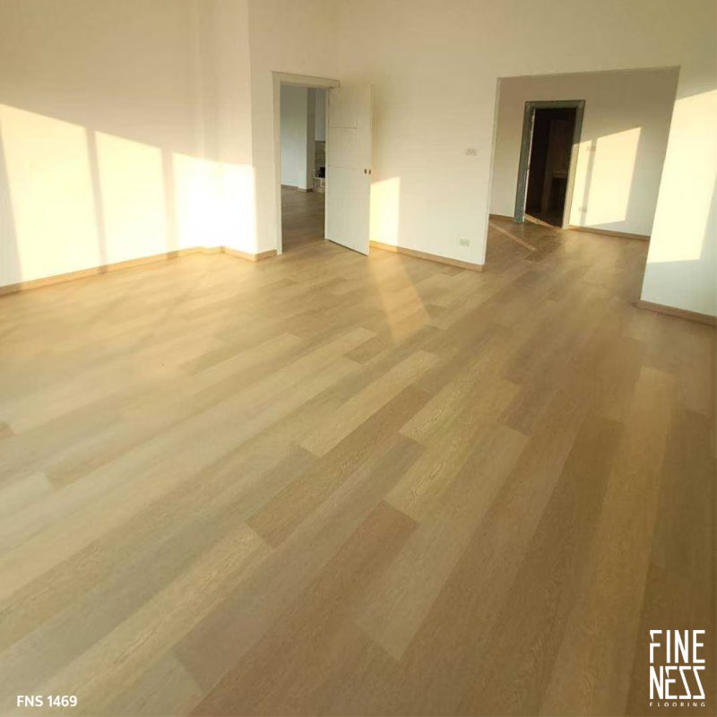 FINENESS FLOORING FNS 1469 SPC Flooring Click Lock Install Natural Oak Wood Design Thickness 6 MM