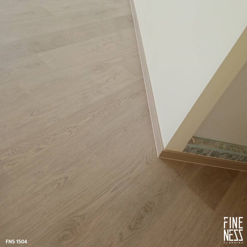 FINENESS FLOORING FNS 1504 SPC Flooring Click Lock Install Natural Wood Design Thickness 6 MM