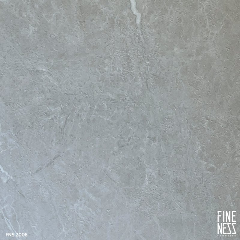 FINENESS FLOORING FNS 2006 SPC Flooring Click Lock Install Grey Stone Design Thickness 6 MM