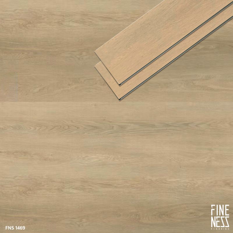 FINENESS FLOORING FNS 1469 SPC Flooring Click Lock Install Natural Oak Wood Design Thickness 6 MM