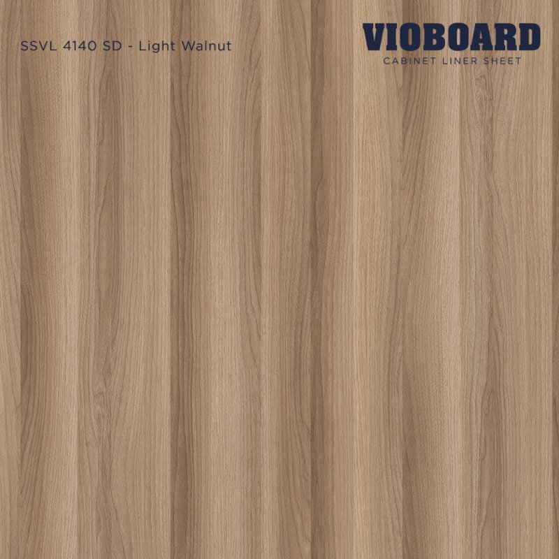 SSVL 4140 SD HPL Cabinet Liner Sheet Light Walnut Design Thickness 0.6 MM.